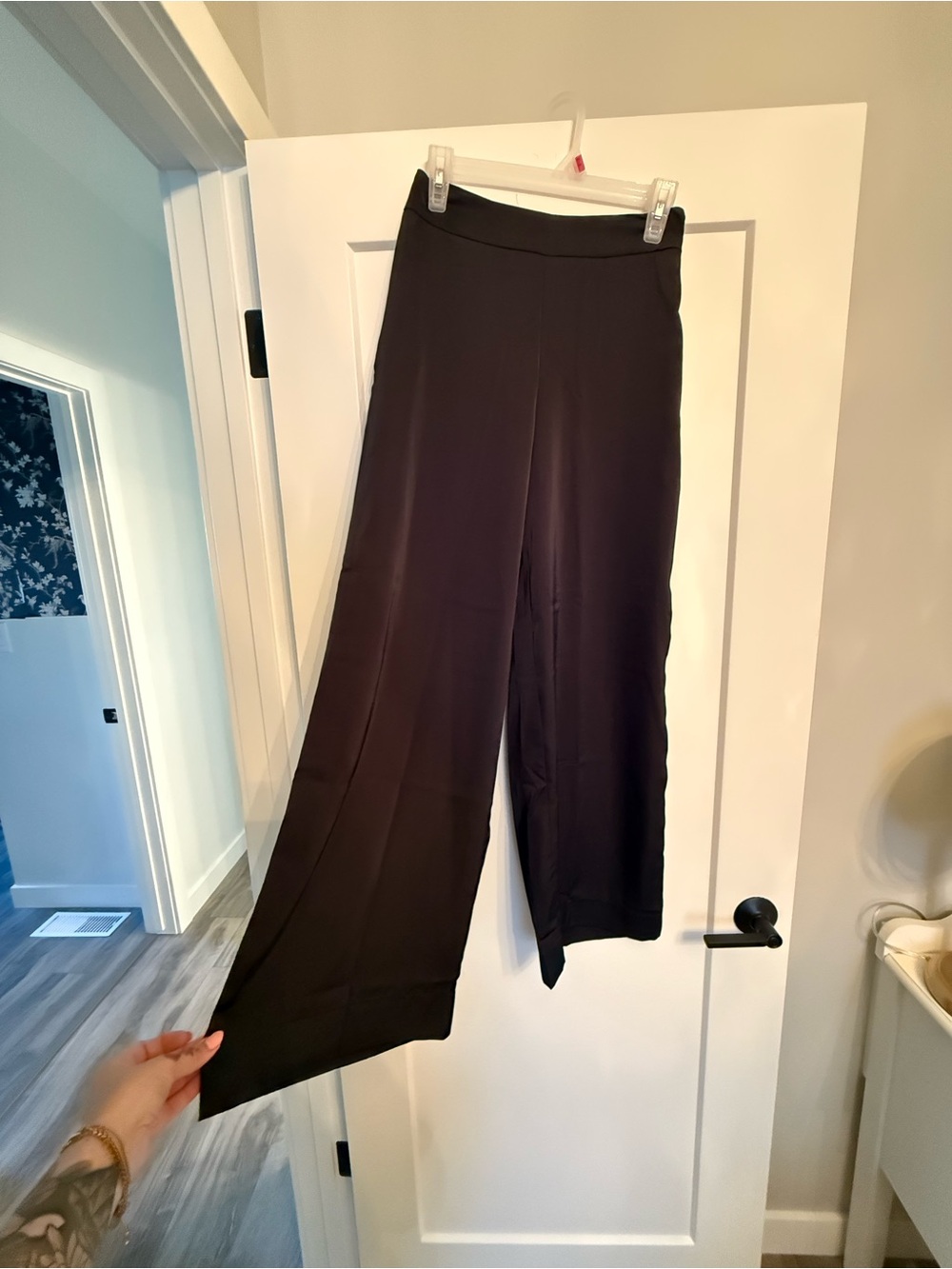 Wide Leg Black Ponte Pants - Effortless Everyday Style